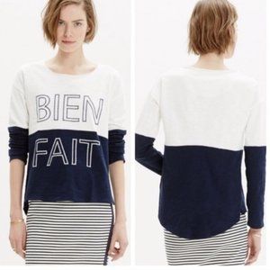 Madewell Bien Fait 100% cotton top sz.M